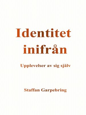 cover image of Identitet inifrån